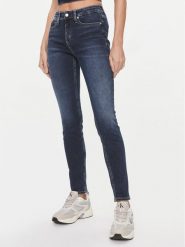 Calvin Klein Jeans Jeansy J20J222445 Granatowy Skinny Fit. Niebieskie jeansy Calvin Klein Jeans, bez wzorów, z bawełny. Za 299.99 zł.