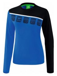 Erima Koszulka sportowa "5-C" w kolorze niebiesko-czarnym rozmiar: 36. Niebieskie t-shirty sportowe Erima, bez wzorów, z materiału, bez ramiączek, outdoorowe. Za 83.42 zł.