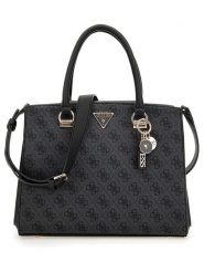Guess Torebka w kolorze czarnym - 29 x 23 x 12 cm rozmiar: onesize. Czarne torebki klasyczne Guess, z aplikacjami, z materiału, bez dodatków. Za 406.00 zł.