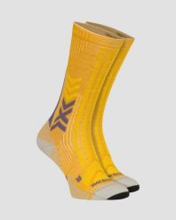Skarpety X-Socks Trekking Perform Merino Crew. Żółte skarpetki X-Socks, bez wzorów. Za 149.10 zł.
