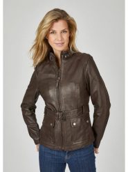 7eleven Skórzana kurtka w kolorze brązowym rozmiar: 40. Brązowe kurtki 7eleven, bez wzorów, ze skóry, bez kaptura. Za 500.99 zł.