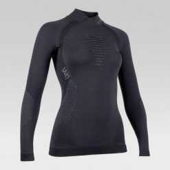 Koszulka termoaktywna damska Lady Fusyon Uw Shirt Lg Sl Turtleneck. Czarne bielizna termoaktywna damska Uyn, bez wzorów, z polaru, bez ramiączek, na golfa. Za 519.00 zł.