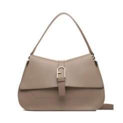 Torebka Furla. Brązowe torebki klasyczne Furla, bez wzorów, klasyczne, bez dodatków. Za 2,379.00 zł.