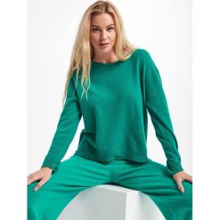 Sweter TWINSET. Zielone swetry Twinset Milano, s, bez wzorów, z kaszmiru, bez ramiączek. Za 889.00 zł.