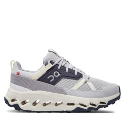 Trekkingi On. Szare buty trekkingowe On, bez wzorów, bez zapięcia, trekkingowe. Za 659.99 zł.