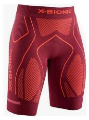 X-Bionic Szorty w kolorze czerwonym do biegania rozmiar: M. Czerwone szorty sportowe X BIONIC, bez wzorów, z materiału, do biegania. Za 228.92 zł.