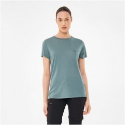 T-shirt damski VIKING Morain. Niebieskie t-shirty sportowe Viking, s, bez wzorów, z materiału, bez ramiączek, trekkingowe. Za 175.02 zł.