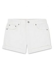 Levi's Kids Szorty dżinsowe w kolorze kremowym rozmiar: 158. Brązowe szorty Levi's Kids, bez wzorów, klasyczne. Za 94.95 zł.