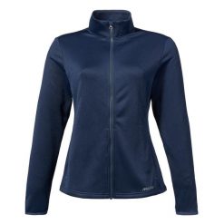 Damska bluza zapinana na zamek Musto Essential. Niebieskie bluzy Musto, bez wzorów, sportowe, bez ramiączek, bez kaptura. Za 350.50 zł.