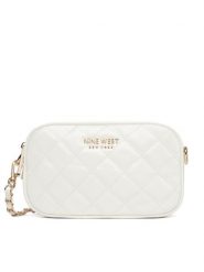 Nine West Torebka LILLA2 Biały. Białe kopertówki Nine West, bez wzorów, z materiału, wizytowe, bez dodatków. Za 149.99 zł.