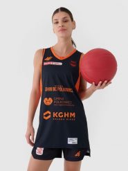 4F Koszulka meczowa replika wyjazdowa z sezonu 2024/25 damska 4F x MKS Polkowice - multikolor S. T-shirty sportowe 4f, l, bez wzorów, z dzianiny, bez ramiączek, na fitness i siłownię. Za 199.99 zł.