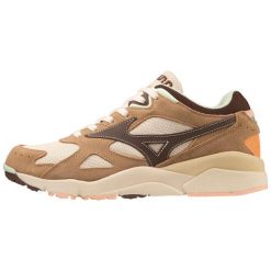 Buty Mizuno Sky Medal. Brązowe buty do biegania Mizuno, bez wzorów, bez zapięcia, do biegania. Za 579.99 zł.