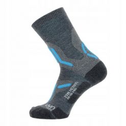 Skarpety trekkingowe damskie Uyn Trekking 2IN Merino Mid. Szare skarpetki Uyn, bez wzorów. Za 139.99 zł.