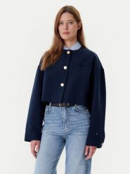 Tommy Hilfiger Marynarka WW0WW46519 Granatowy Relaxed Fit. Niebieskie marynarki i żakiety Tommy Hilfiger, bez wzorów, z wiskozy, bez ramiączek. Za 999.99 zł.