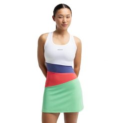 Damska sukienka do gry w padla sport.padel Siroko Dusk Erit. Sukienki SIROKO, s, bez wzorów, z nylonu, sportowe, bez kołnierzyka, bez ramiączek, sportowe. Za 253.00 zł.