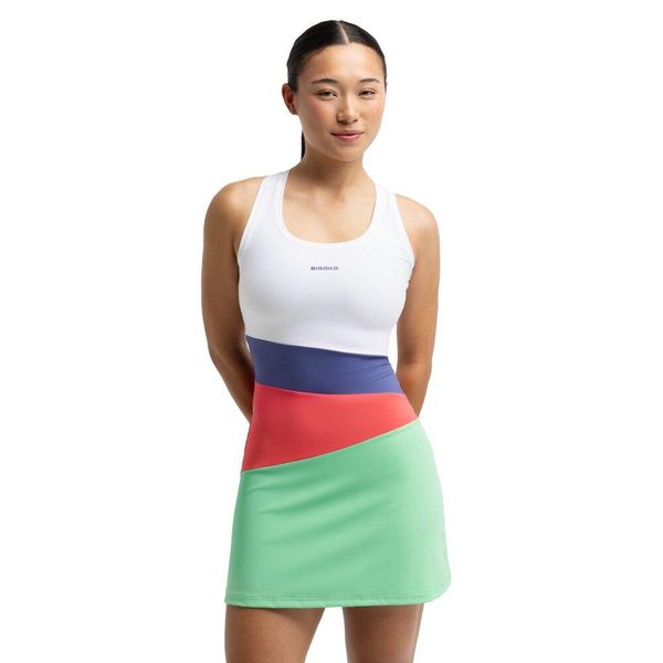 Damska sukienka do gry w padla sport.padel Siroko Dusk Erit. Sukienki SIROKO, s, bez wzorów, z nylonu, sportowe, bez kołnierzyka, bez ramiączek, sportowe. Za 253.00 zł.