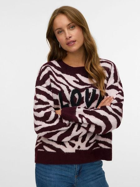 Vero Moda Sweter w kolorze bordowym rozmiar: M. Czerwone swetry Vero Moda, m, bez wzorów, z wełny, bez ramiączek. Za 109.78 zł.