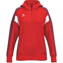 Kurtka treningowa Erima Celebrate 125 z kapturem czerwona. Czerwone kurtki Erima, bez wzorów, z kapturem. Za 332.99 zł.