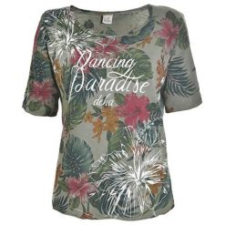 Deha Kobiety Graphic Tee Koszula b74424 Dusty Zielony (Rozmiar S). Koszule marki Deha. W wyprzedaży za 134.00 zł.
