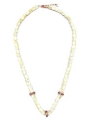 Luxenter Naszyjnik z cyrkoniami rozmiar: onesize. Białe naszyjniki Luxenter, z materiału, z cyrkonią, srebrne. Za 173.99 zł.