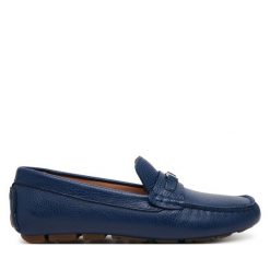 Mokasyny Pollini. Niebieskie mokasyny Pollini, bez wzorów. Za 1,059.00 zł.