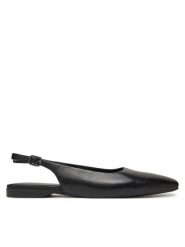 Vagabond Shoemakers Czółenka Delia 5907-201-20 Czarny. Czarne czółenka Vagabond Shoemakers, bez wzorów, ze skóry, bez obcasa, bez zapięcia. Za 299.99 zł.