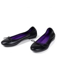 Anna Morellini Skórzane baleriny "Evanna" w kolorze czarnym rozmiar: 38. Czarne baleriny Anna Morellini, bez wzorów, bez obcasa, bez zapięcia. Za 200.13 zł.