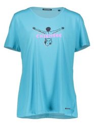 Chiemsee Koszulka sportowa w kolorze niebieskim rozmiar: S. Niebieskie t-shirty sportowe Chiemsee, s, bez wzorów, z bawełny, bez ramiączek, outdoorowe. Za 43.99 zł.