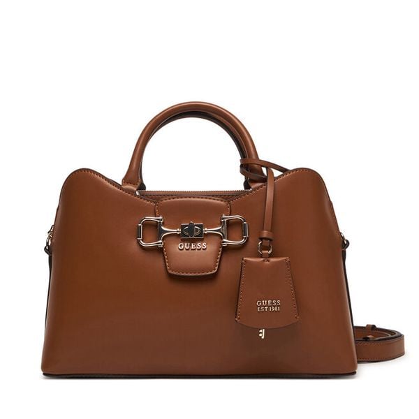Torebka Guess. Brązowe torebki klasyczne Guess, z aplikacjami, klasyczne, bez dodatków. Za 369.99 zł.
