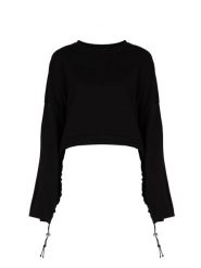 La Haine Inside Us Bluza "Tunic" | 4M LW757 | Kobieta | Czarny. Czarne bluzy La Haine Inside Us, m, bez wzorów, z bawełny, bez kaptura. W wyprzedaży za 479.00 zł.