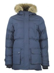 Peak Mountain Parka "Anabel" w kolorze granatowym rozmiar: M. Niebieskie płaszcze Peak Mountain, m, bez wzorów, bez kaptura. Za 264.45 zł.