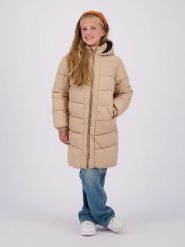 Vingino Płaszcz pikowany "Tendela" w kolorze jasnobrązowym rozmiar: 140. Brązowe płaszcze Vingino, bez wzorów, bez kaptura. Za 126.99 zł.