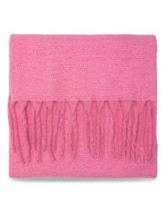 Jenny Fairy Szalik 4W4-011-AW23 Różowy. Czerwone szaliki i kominy Jenny Fairy, bez wzorów, z poliesteru. Za 59.99 zł.