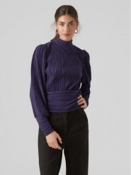Vero Moda Bluzka 10295544 Fioletowy Regular Fit. Fioletowe bluzki Vero Moda, s, bez wzorów, z syntetyku, bez kołnierzyka, bez ramiączek. Za 49.99 zł.