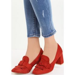 Pomarańczowe Czółenka Merrick. Czółenka marki Born2be. Za 59.99 zł.