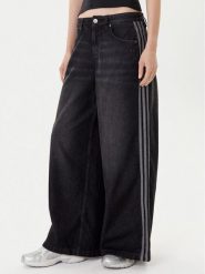 Adidas Jeansy adicolor Denim Adilenium JV7453 Czarny Wide Leg. Czarne jeansy adidas, bez wzorów, z bawełny. Za 299.99 zł.