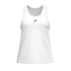 Damski tank top Head Club 25 Tech. Białe topy sportowe Head, bez wzorów, tenisowe. Za 135.00 zł.
