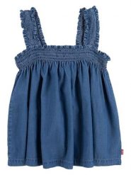 Levi's Kids Top w kolorze granatowym rozmiar: 152. Niebieskie topy Levi's Kids, s, bez wzorów, bez kołnierzyka, bez ramiączek. Za 74.99 zł.