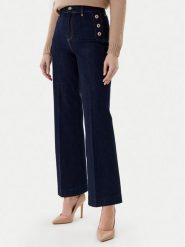 Guess Jeansy W5RA0P D5PW1 Niebieski Regular Fit. Niebieskie jeansy Guess, z aplikacjami, z bawełny. Za 615.00 zł.