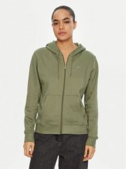 Tommy Jeans Bluza Flag DW0DW19729 Zielony Regular Fit. Zielone bluzy Tommy Jeans, l, bez wzorów, z bawełny, bez ramiączek, bez kaptura. Za 399.99 zł.