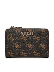 Guess Duży Portfel Damski SWQE85 00156 Brązowy. Brązowe portfele Guess, z aplikacjami, ze skóry. Za 189.99 zł.