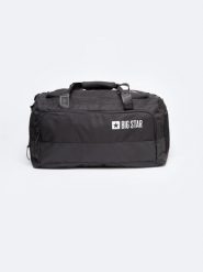 Torba unisex sportowa czarna RR574100 906. Czarne torby podróżne BIG STAR, bez wzorów, na ramię. W wyprzedaży za 159.99 zł.