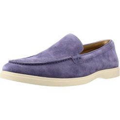 Buty CLARKS TORFORD EASY Niebieski. Niebieskie buty trekkingowe Clarks, ze skóry, bez zapięcia. Za 243.99 zł.