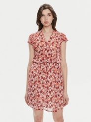 Morgan Sukienka letnia 241-RINA Pomarańczowy Regular Fit. Brązowe sukienki Morgan, bez wzorów, z syntetyku, bez kołnierzyka, bez ramiączek. Za 249.99 zł.
