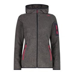 Polar z kapturem dla kobiet CMP. Brązowe bluzy z polaru CMP, bez wzorów, z polaru, trekkingowe. Za 314.00 zł.