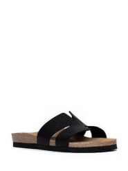 Sunbay Klapki "Rita" w kolorze czarnym rozmiar: 39. Czarne klapki Sunbay, bez wzorów, klasyczne, z otwartym noskiem, bez obcasa, bez zapięcia. Za 169.95 zł.