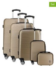 Canadian Peak 5-częściowy zestaw "Solomuneak" w kolorze złotym rozmiar: onesize. Żółte walizki Canadian Peak. Za 543.99 zł.
