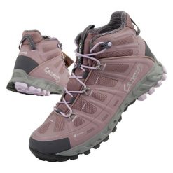 Buty trekkingowe damskie Aku Selvatica Mid Gore-tex. Fioletowe buty trekkingowe Aku, bez wzorów, z gore-texu, bez zapięcia, trekkingowe, gore-tex. Za 419.00 zł.