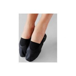 Buty skórzane taniec nowoczesny. Czarne buty treningowe DOMYOS, bez wzorów, z poliesteru, bez zapięcia, na fitness i siłownię. Za 49.99 zł.