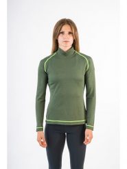 DKB Sport Koszulka funkcyjna "Maira" w kolorze zielonym rozmiar: 44. Zielone t-shirty sportowe DKB Sport, bez wzorów, z materiału, bez ramiączek, outdoorowe. Za 97.05 zł.
